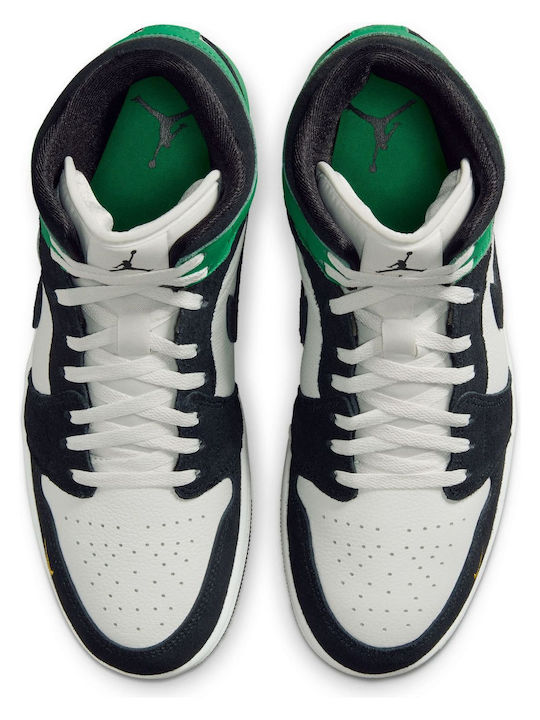 Air Jordan 1 Ανδρικά Μποτάκια Λευκά
