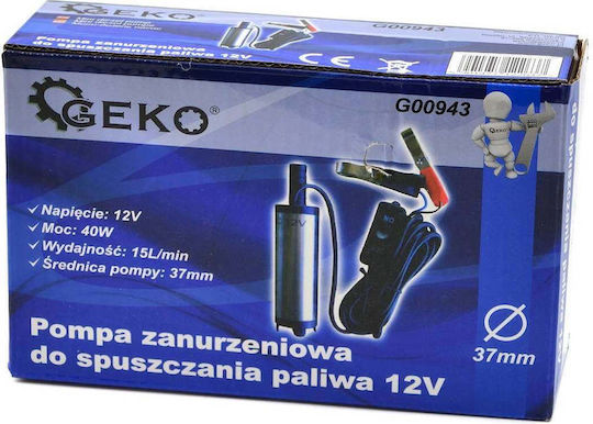 Geko Oil Transfusion Pump For Marine Bilge Pumps 12V