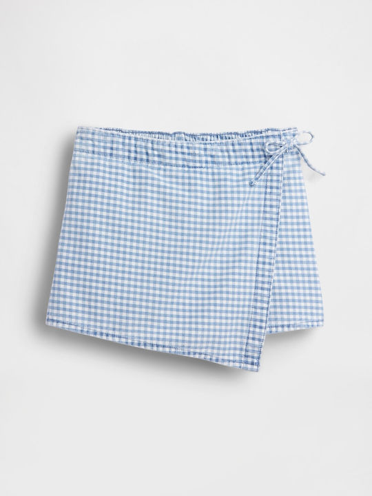 Kids Denim Shorts/Bermuda Indigo Gingham