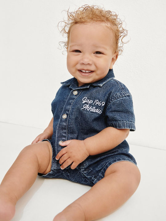 Kinder Shorts & Bermudas Overall Denim Medium Wash