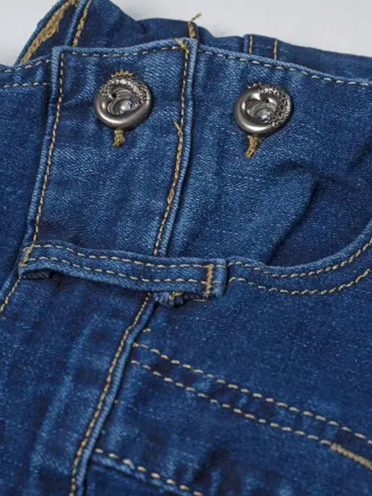 Kids Denim Blue Dungarees