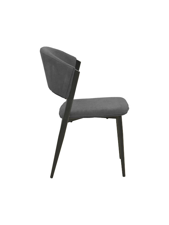 Dolez Метален Стол За Трапезария Антрацит 49x58.5x82см