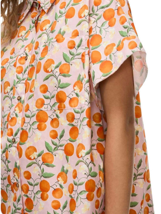 Long Sleeve Women's Shirt Orange