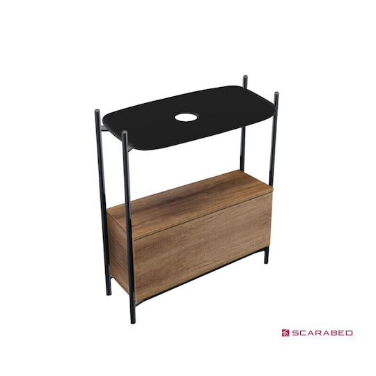 Scarabeo Blat fără Lavoar L74xW43xH77.5cm Ardesia,Rovere