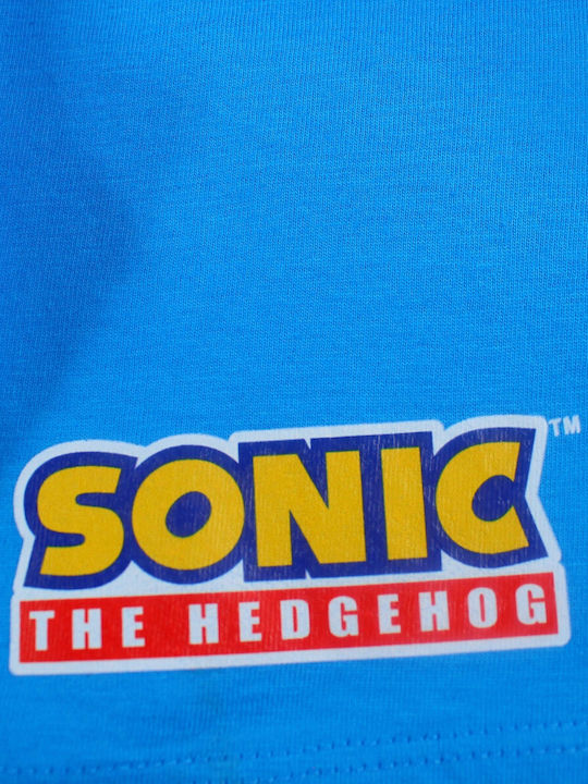 Kids Set with Shorts Summer 2 Pieces Light Blue Sonic