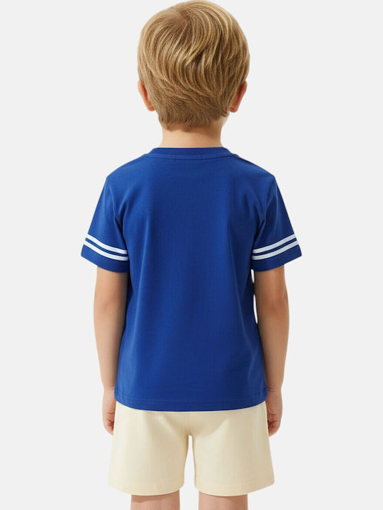 Set Pentru Copii Cu Pantaloni Scurți Vară 2 Bucăți Albăstru Paw Patrol