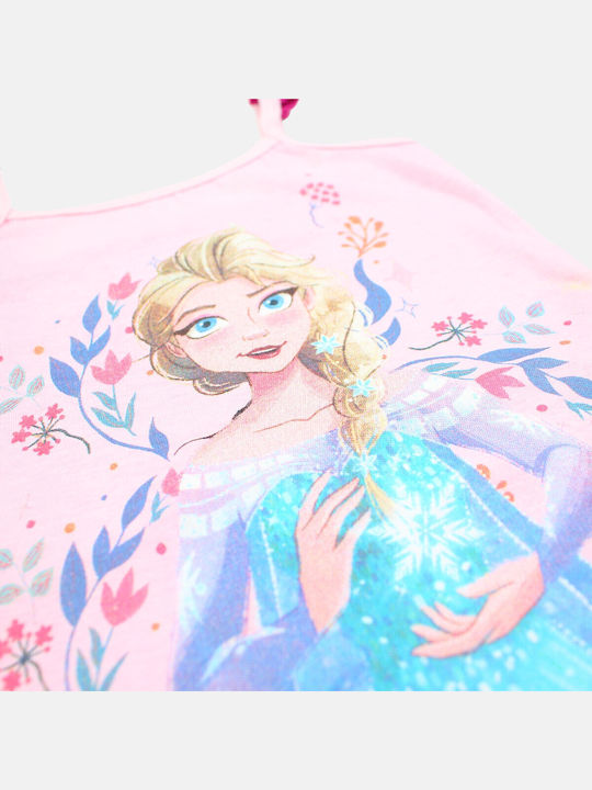 Παιδικό Σετ με Σορτς Καλοκαιρινό 2τμχ Ροζ Frozen