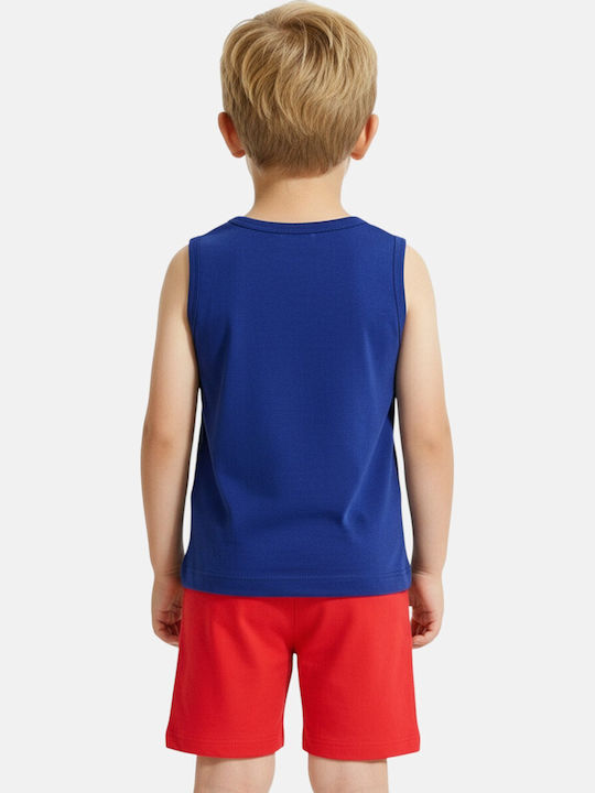 Kinderbekleidungsset mit Sommer-Shorts 2 Stück Blau Spiderman
