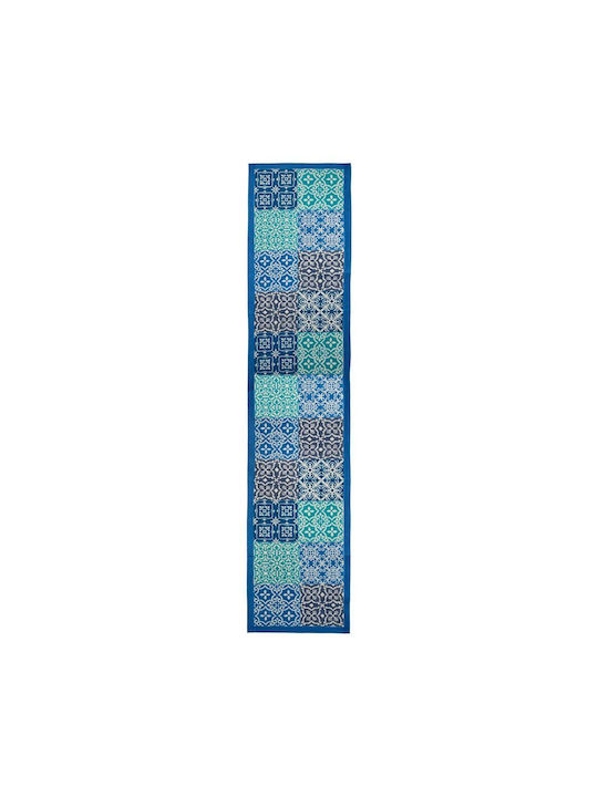Butlers Runner Bumbac Albastru Blue Marocco 50x158 cm