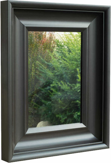 BD art Wall Mirror with Black Wooden Frame 45x36cm