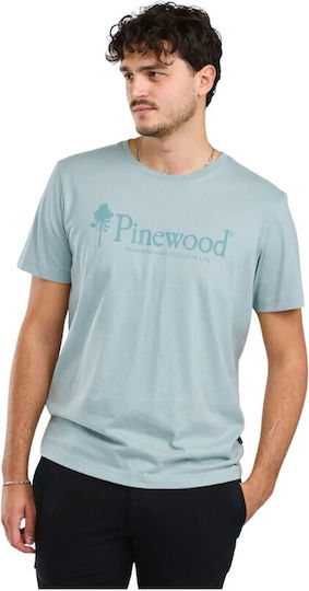 Herren Kurze Ärmel Pinewood Outdoor Life Farbe Aqua Grau Größe M
