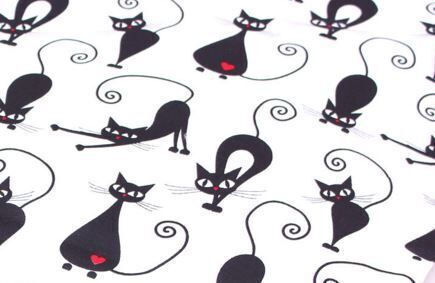 Extrapościel Σετ Μονή 160x200cm Cats Kitty Cat