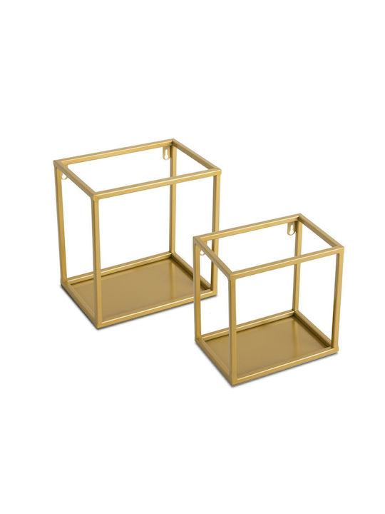 Стенен Златист Рафт 24x15x24см