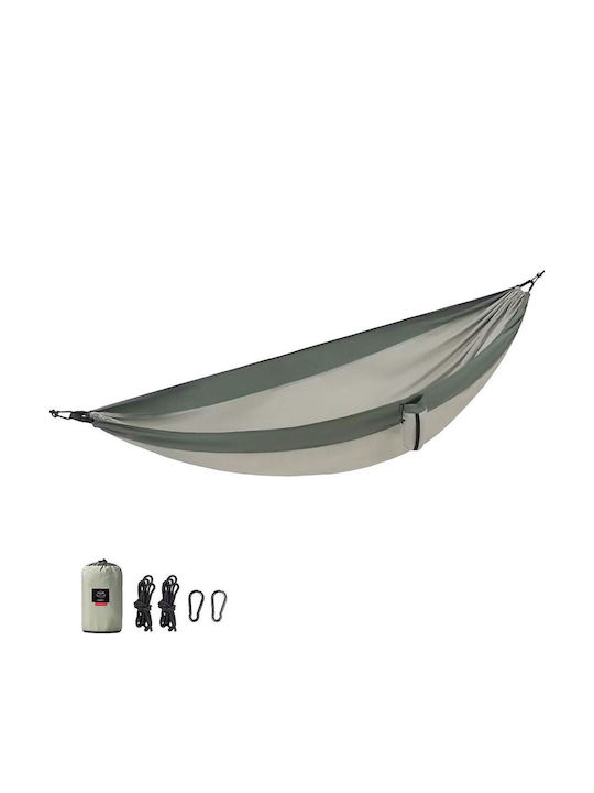Naturehike Hamac Dublu Material Textil Verde 290x180cm