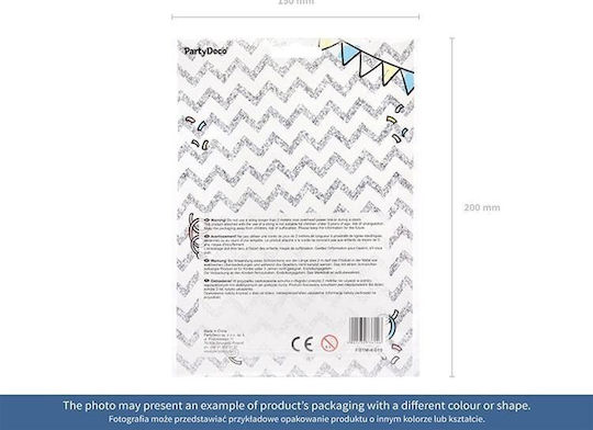 Αριθμός 7 Foil Jumbo Ασημί 86εκ.