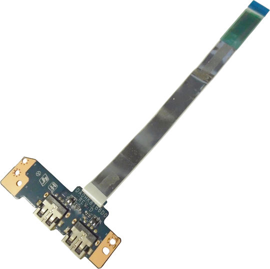 Usb Board Dual Usb Board Laptop Sony Vaio Fit 15f Vjf155f11uar Vjf153f11uar Svf152 Svf152c29l Svf153b1yl Svf1532ccxb Da0hk8tb5d0 33hk8ub0000 V39-05 Code 1-brd370