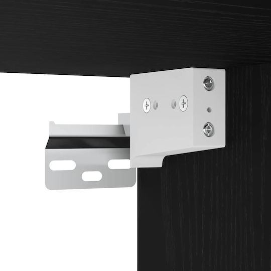 vidaXL Шкаф без Мивка Д30xШ30xВ130см Black Oak