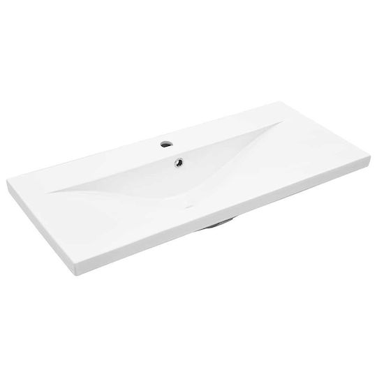 vidaXL Blat cu Lavoar L91xW18.5xH39.5cm Maro