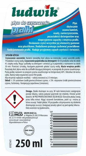 Grupa Inco Liquid Washing Machine Cleaner 250ml