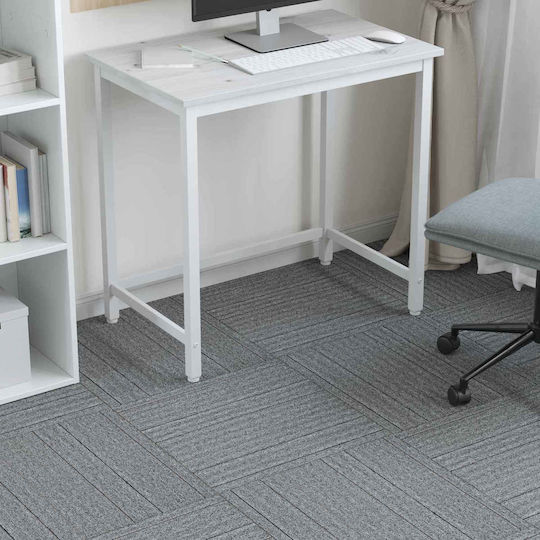 vidaXL Set Plastic Floor with 36 Tiles L50xW50cm Gray