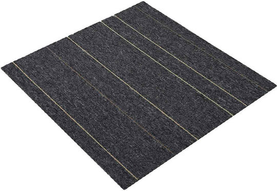 vidaXL Set Plastikböden mit 20 Fliesen M50xP50cm Grau
