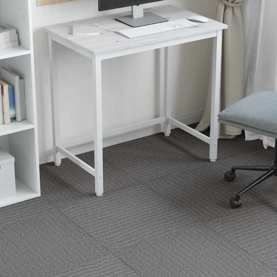 vidaXL Set Plastic Floor with 20 Tiles L50xW50cm Brown