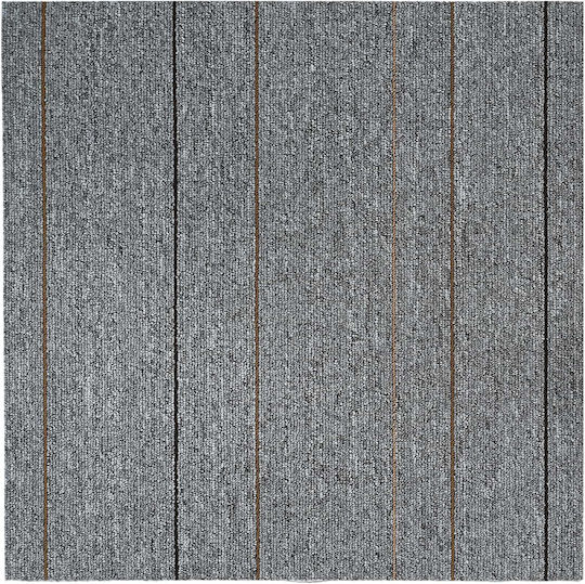 vidaXL Set Plastic Floor with 20 Tiles L50xW50cm Gray