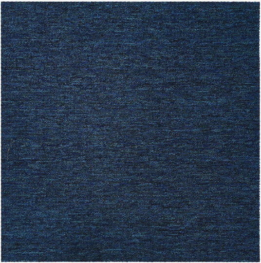 vidaXL Set Plastic Floor with 4 Tiles L50xW50cm Blue
