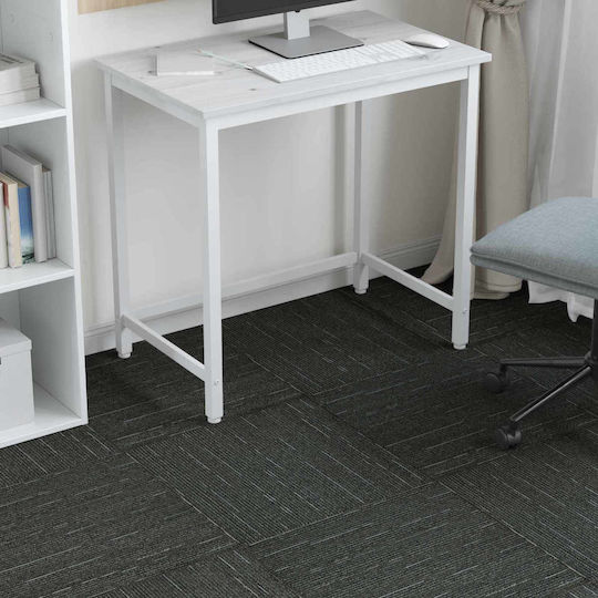 vidaXL Set Plastic Floor with 4 Tiles L50xW50cm Green