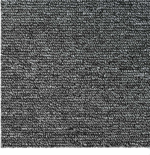 vidaXL Set Plastic Floor with 4 Tiles L50xW50cm Gray