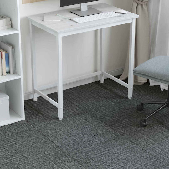 vidaXL Set Plastikböden mit 36 Fliesen M50xP50cm Grau