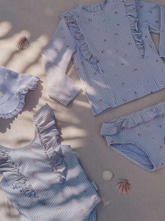 Little Dutch Little Παιδικό Μαγιό Μπλούζα με Μακρύ Μανίκι Μωβ