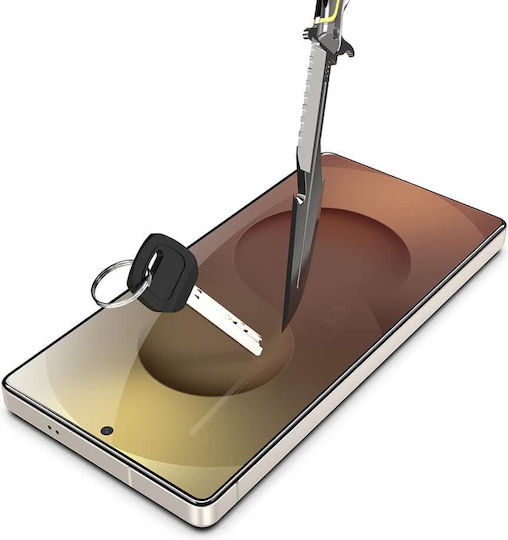 Techsuit Kompatibles Fingerabdruck-Entsperrung Titanglass Crystalhd Samsung Galaxy A36 5G A37 5G Transparente