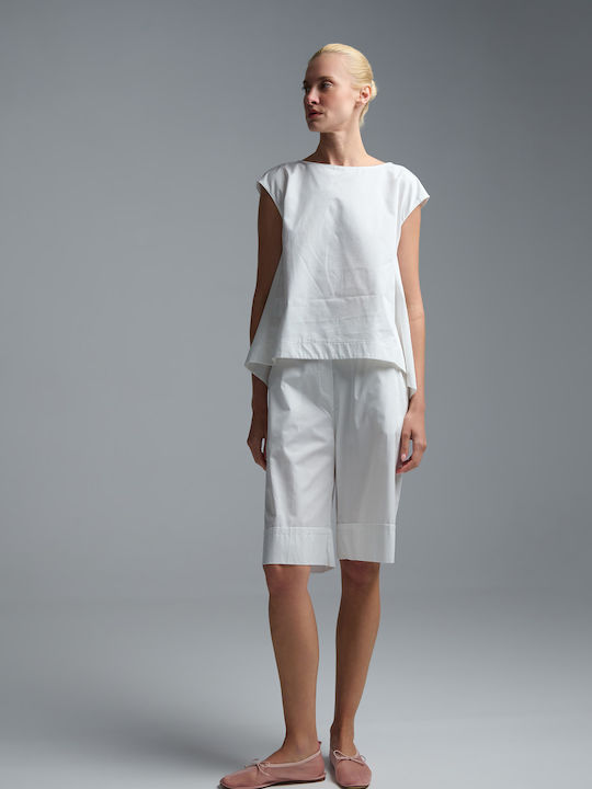 Women's Bermuda White