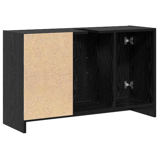 vidaXL Blat fără Lavoar L90xW29xH55cm Black Oak