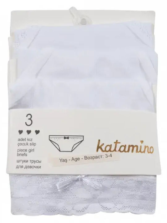 Online Set Kids Panties 3 Pieces White Dream