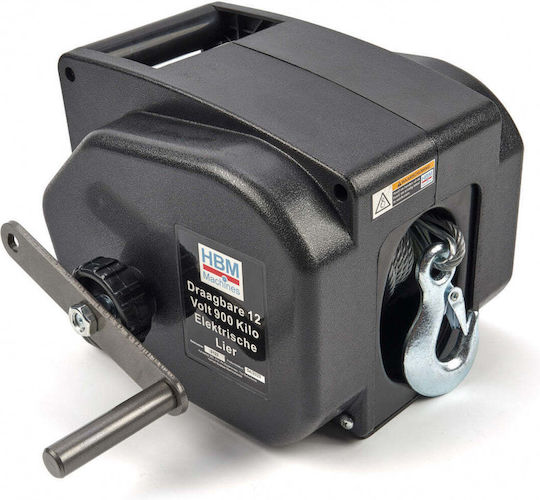 HBM Machines Electrocar Sistem de Remorcare 4x4 12V cu Capacitate de Încărcare 900kg
