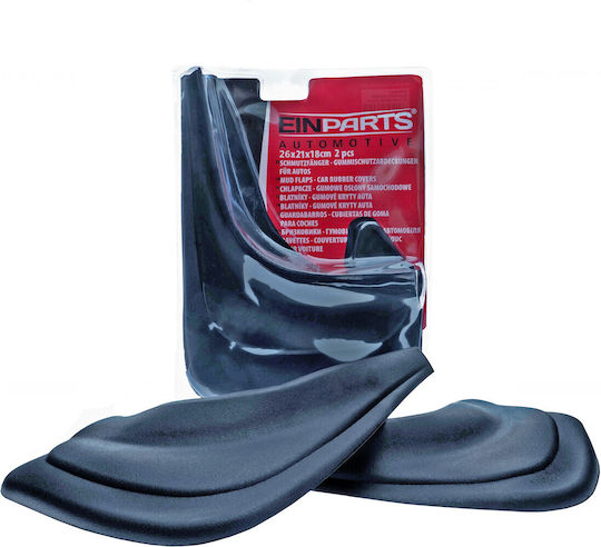 Einparts Universal Car Mudguards Set 2 Black Fenders