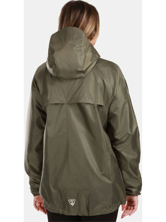 Waterproof and Windproof Jacket Dark Green