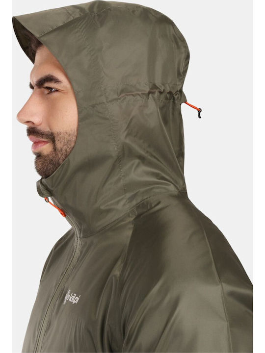 Waterproof and Windproof Jacket Dark Green