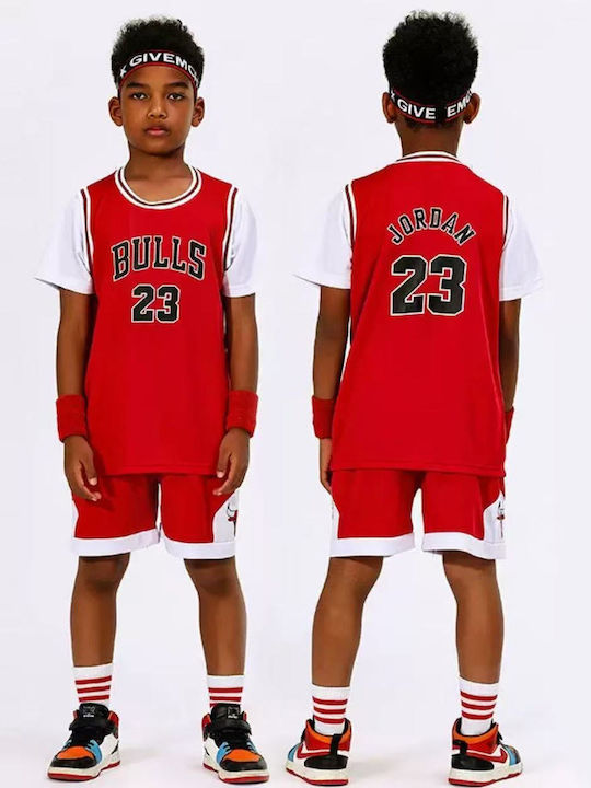 King Παιδικό Σετ Μπάσκετ Jordan Red
