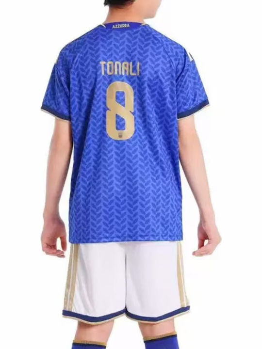 King Παιδικό Σετ Ποδοσφαίρου Sandro Tonali Προκριματικά Mundial 2026 Εθνικής Ιταλίας Home