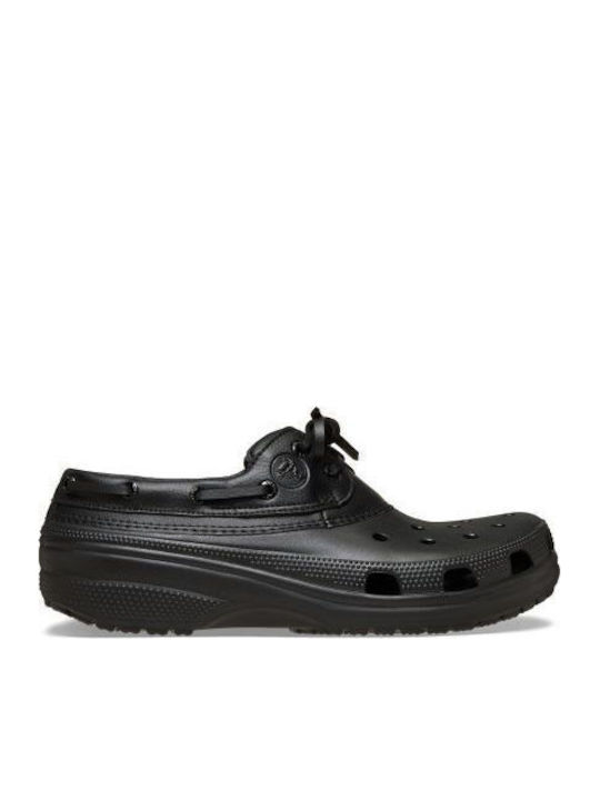 Mocasini Barbati Boat Shoes din Piele in Culoare Negru