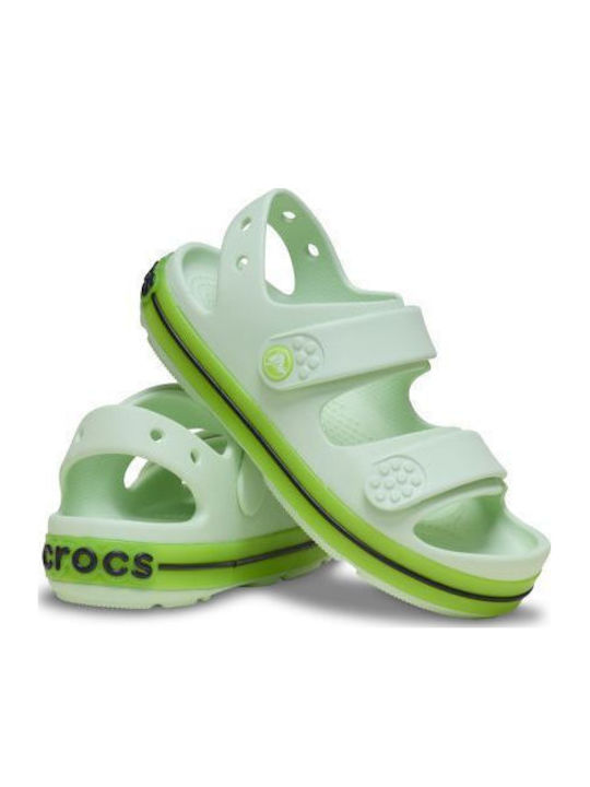Crocband Kids Anatomic Beach Shoes Green