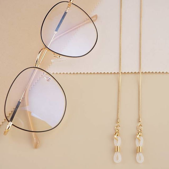 Unisex Glasses Chain Metal Alloy Gold