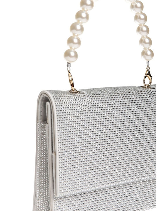 Damentasche Schulter Handtasche Silber