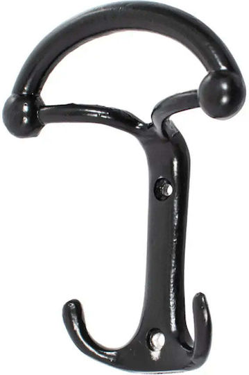 Sergani Wall Hanger 3 Hooks Black
