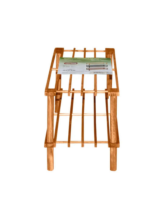 Поставка За Обувки От Масивно Дърво Rack 74x29x26cm