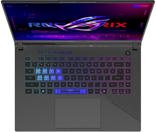 Asus ROG Strix G16 G614PM-RV160 16" IPS FHD+ 165Hz (Ryzen 9-8940HX/16GB/1TB SSD/GeForce RTX 5060/Без операционна система) (Международен английски език клавиатура)