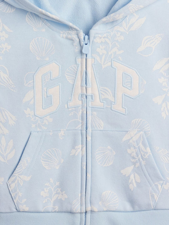 Kids Sweatshirt With Hood and Pockets Essential Blue